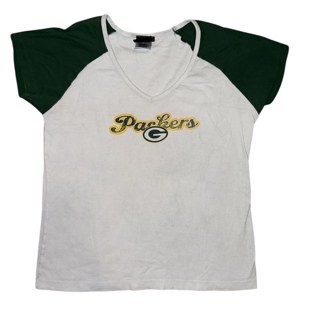 Packers V Neck Short Sleeve